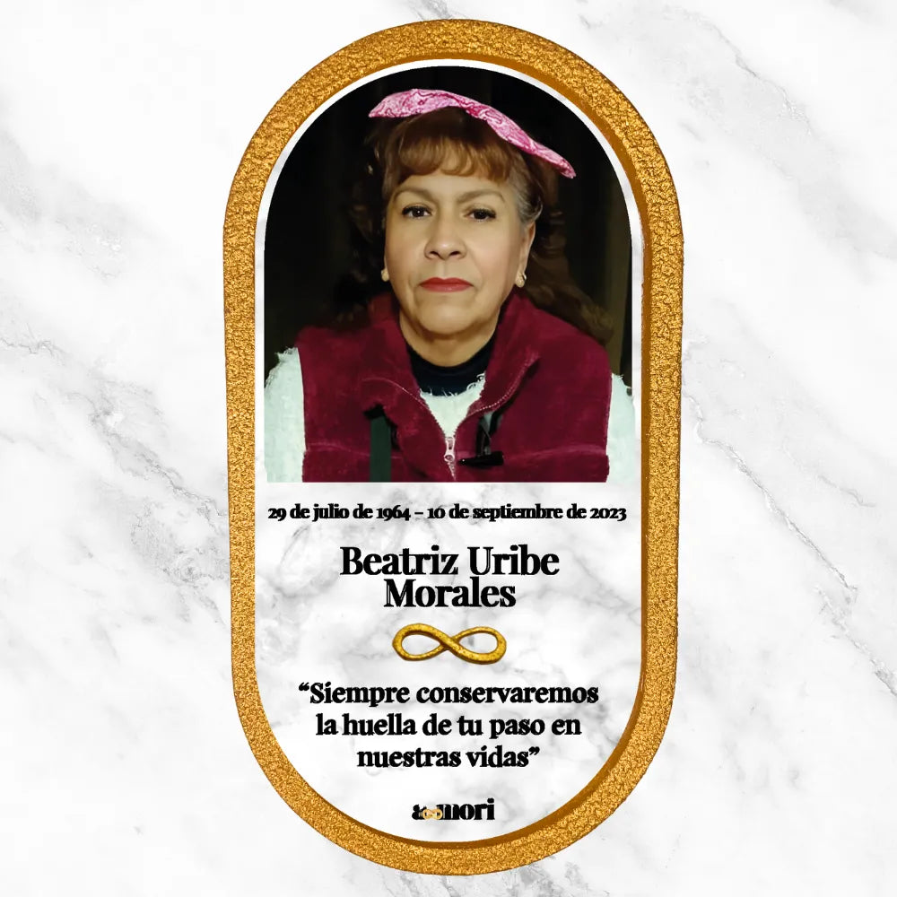 Placa Conmemorativa Interactiva Clasica.