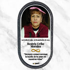 Placa Conmemorativa Clásica para Cementerio